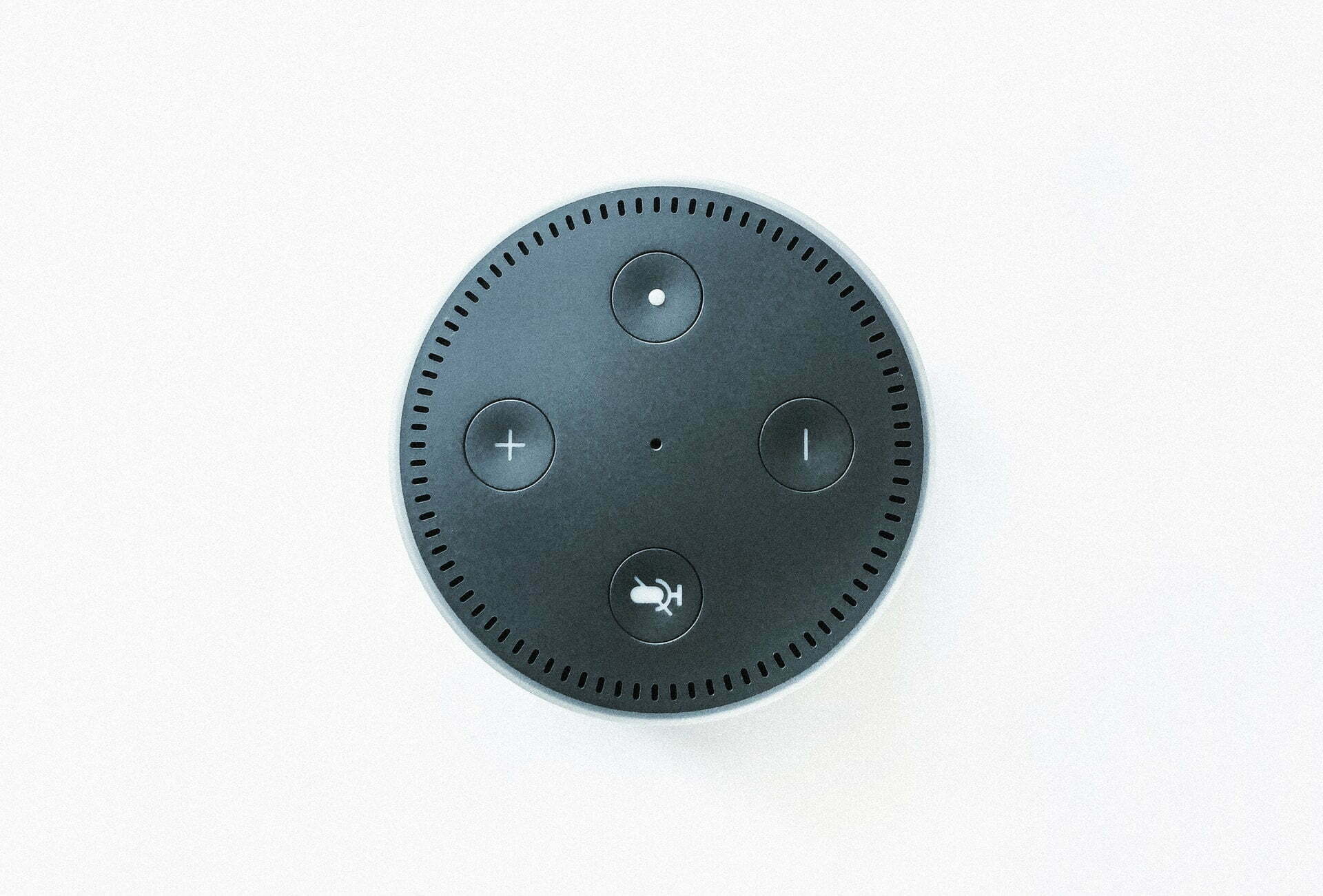 a black circular object