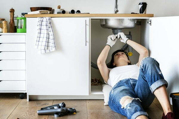 a person lying on the floor